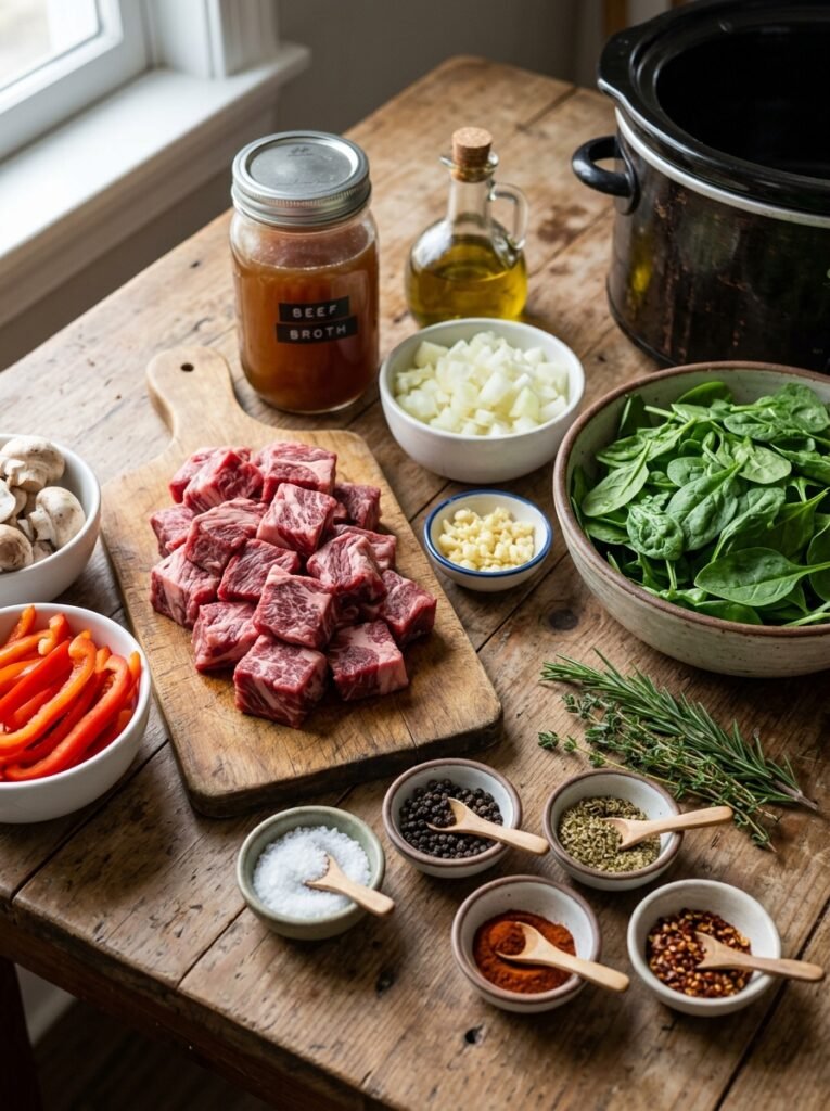 Beef and spinach 202604111310