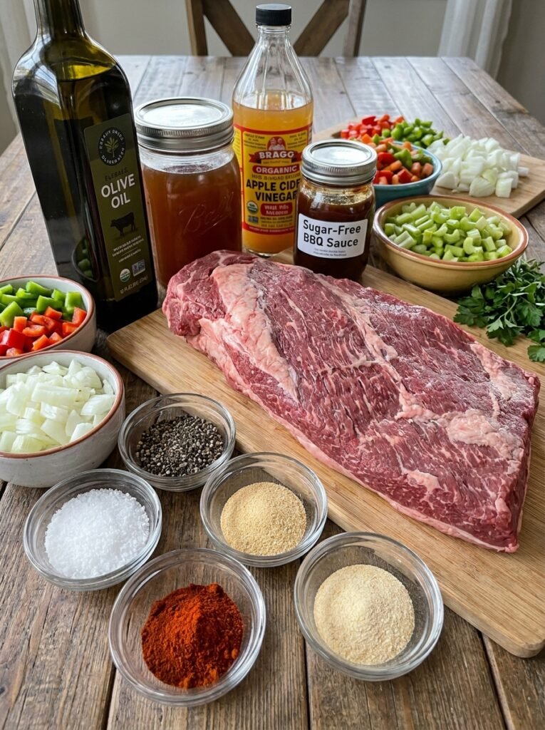 Beef brisket ingredients arrange… 202605011155