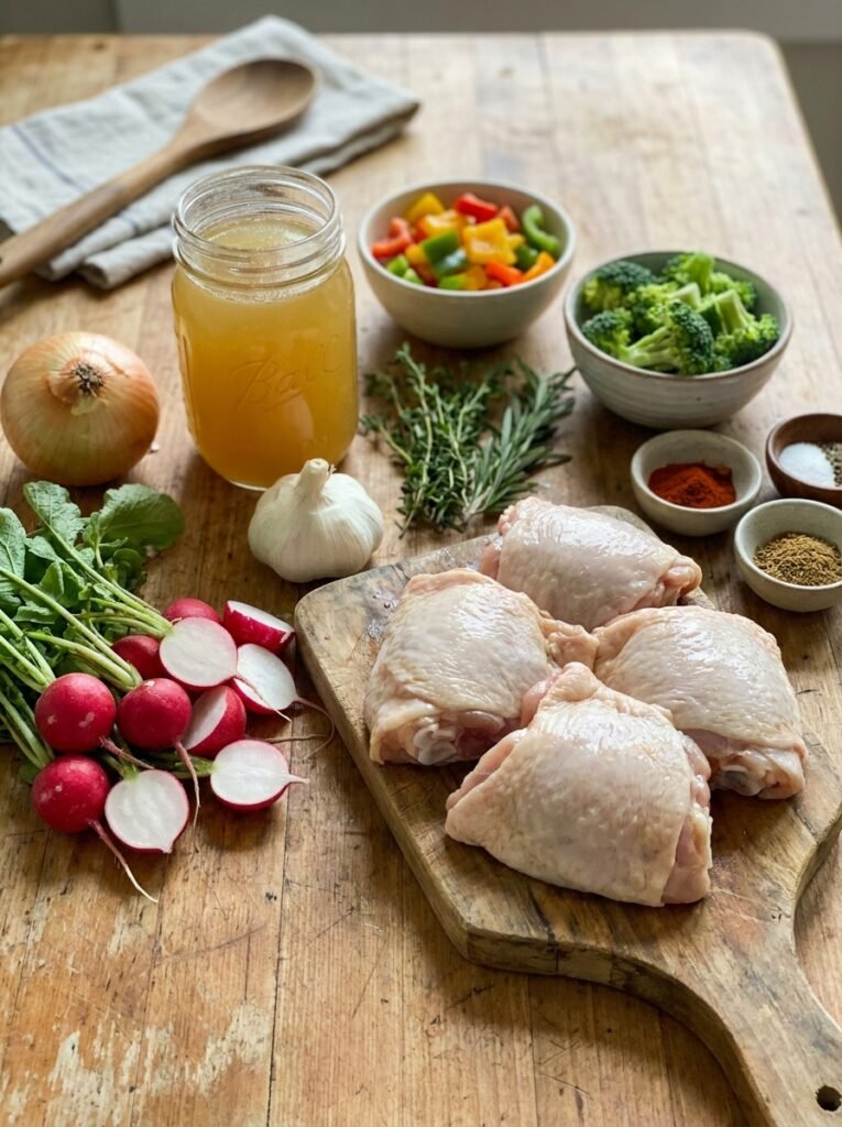 Chicken radish stew 202604262248