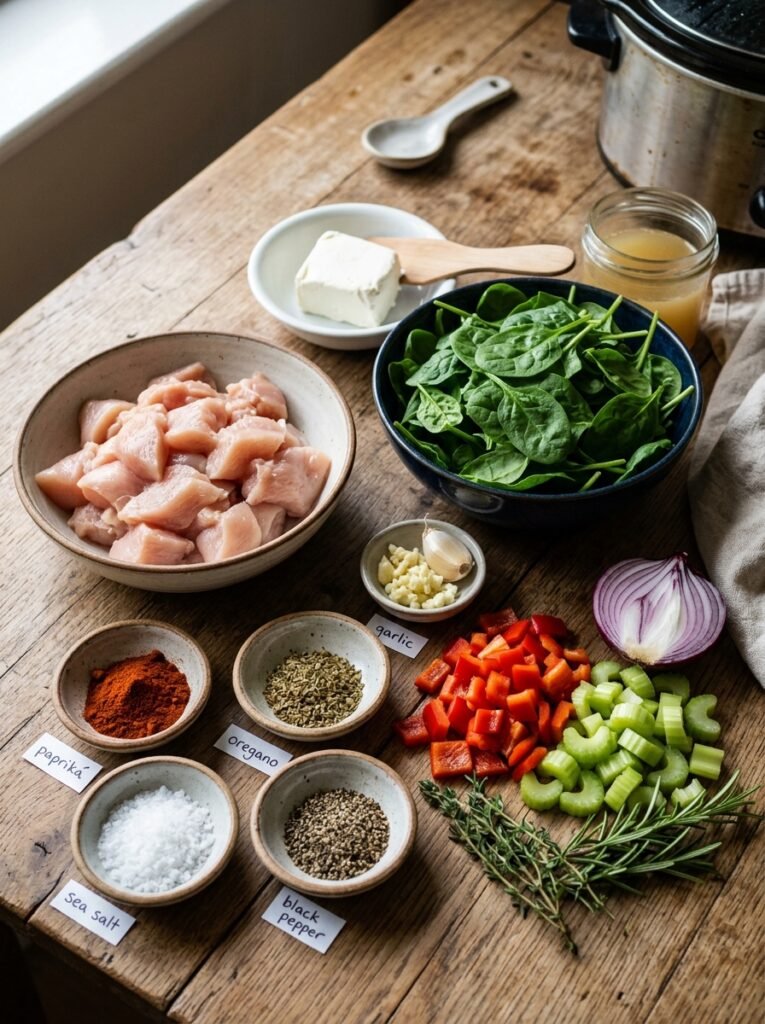 Chicken spinach stew 202604261146