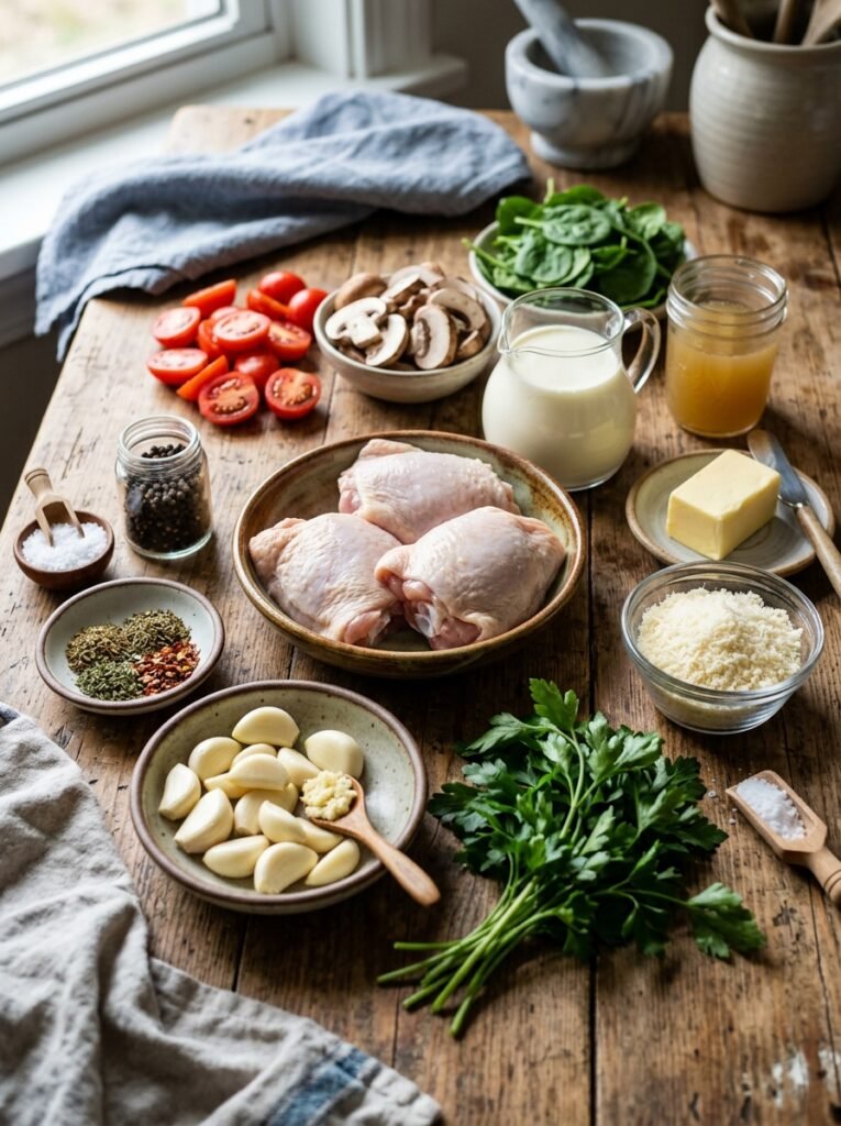 Chicken thighs ingredients 202604221308
