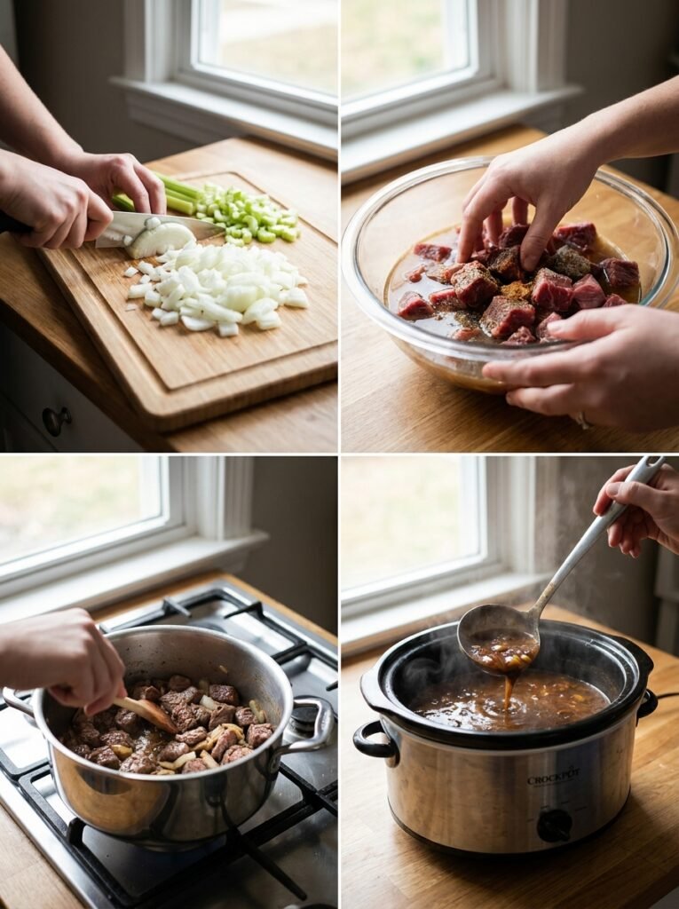 Cooking low carb beef onion 202605011157