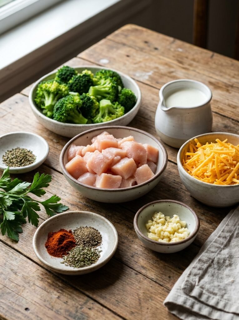 Ingredients for chicken divan ca… 202605011438