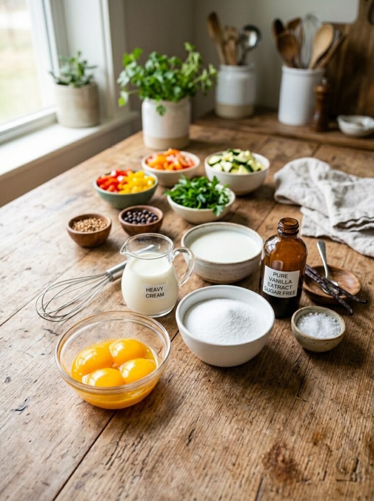 Ingredients for custard 202604101537
