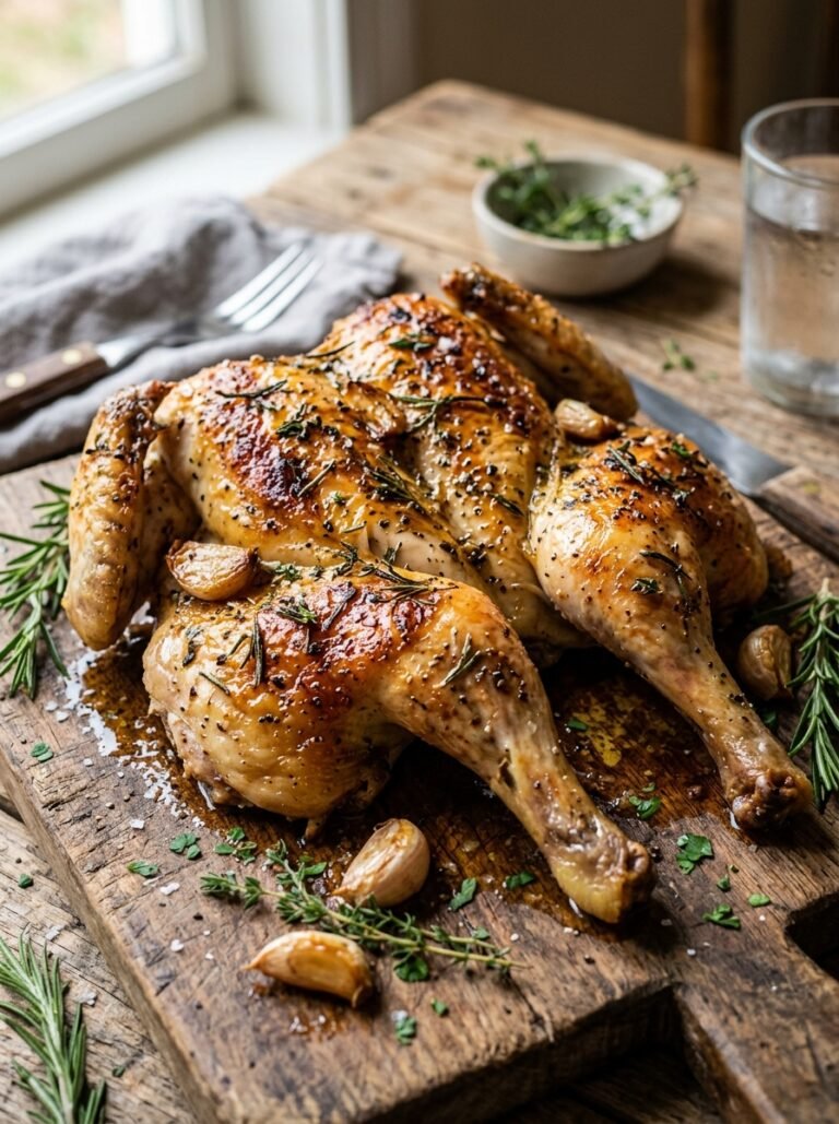 Juicy roasted spatchcock 202604252106