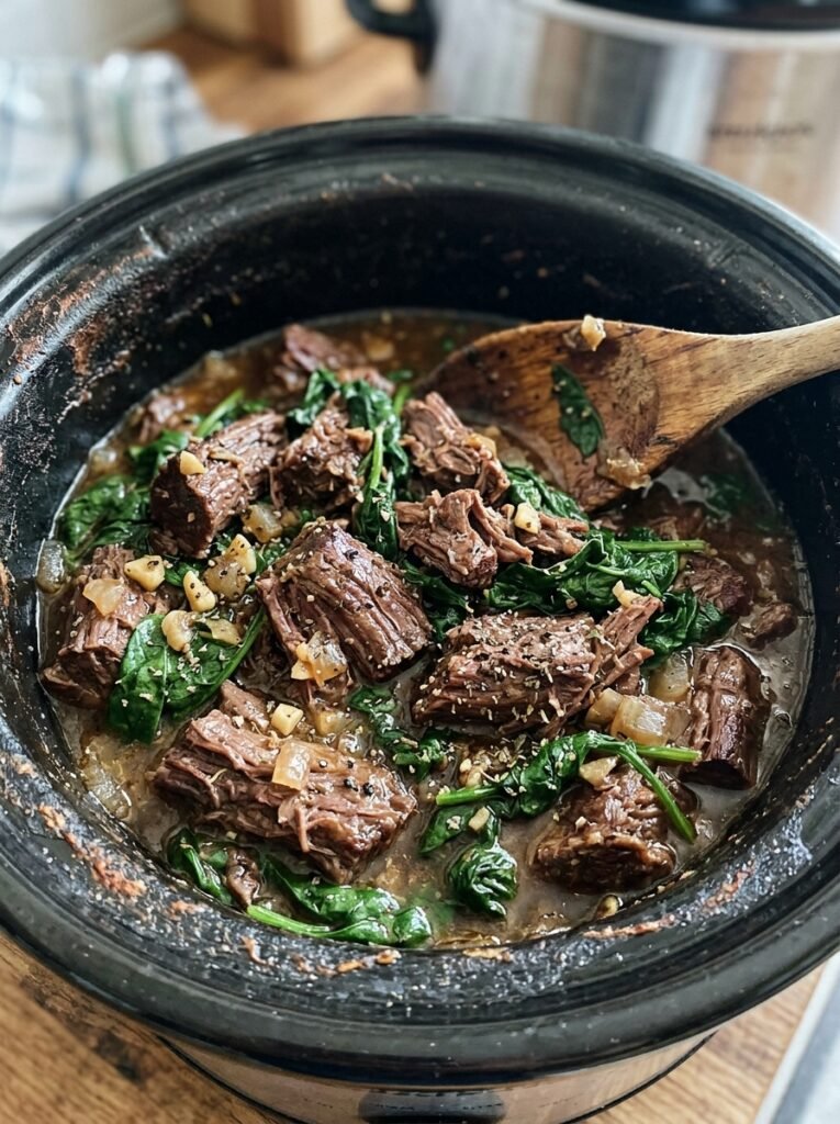 Keto beef spinach 202604111310