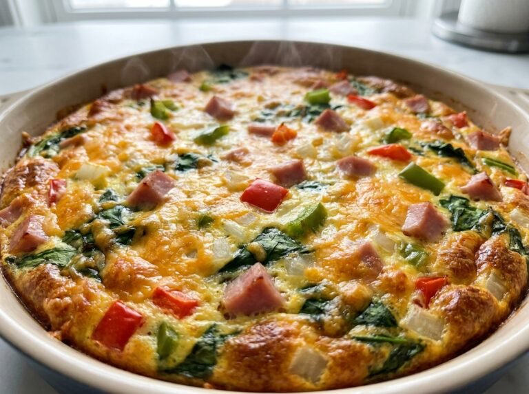 Keto breakfast bake with ham 202604301240