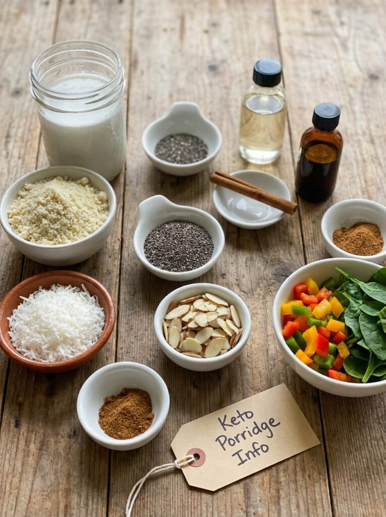 Keto breakfast ingredients 202604101413