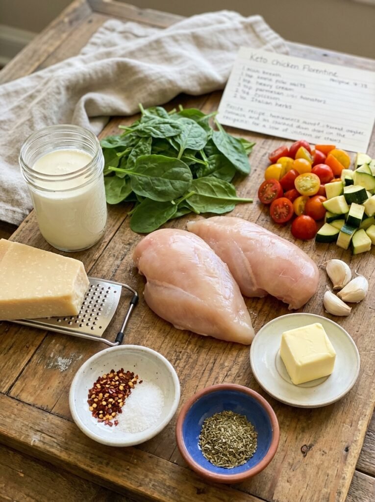 Keto chicken Florentine 202604112306