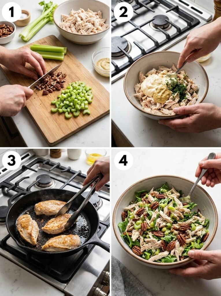 Keto chicken salad cooking process 202605011202 1
