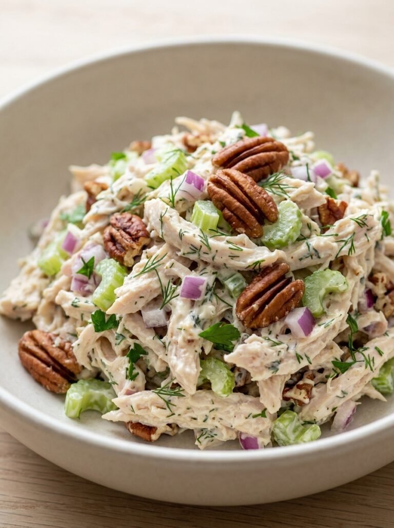 Keto chicken salad with pecans 202605011201