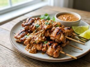 Keto chicken satay peanut sauce 202604301317