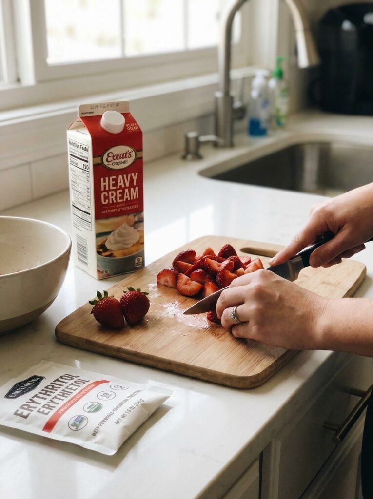 Keto strawberry popsicles 202604262301