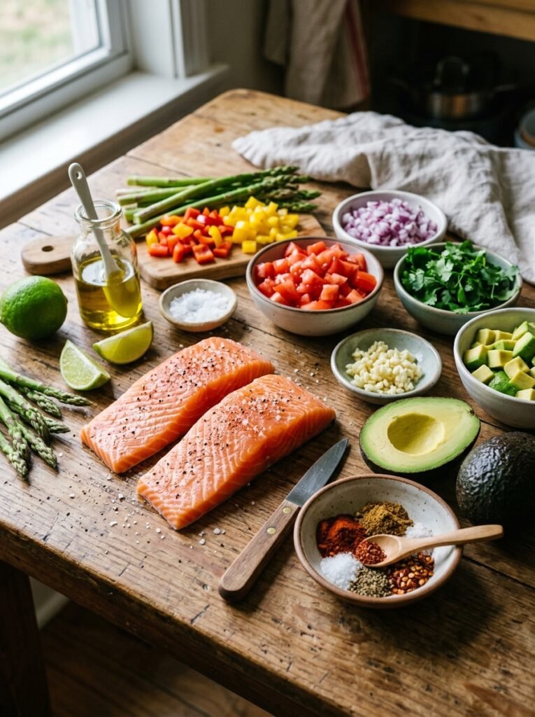Salmon with avocado 202604261201