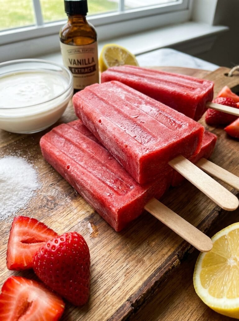 Strawberry popsicles recipe 202604262305