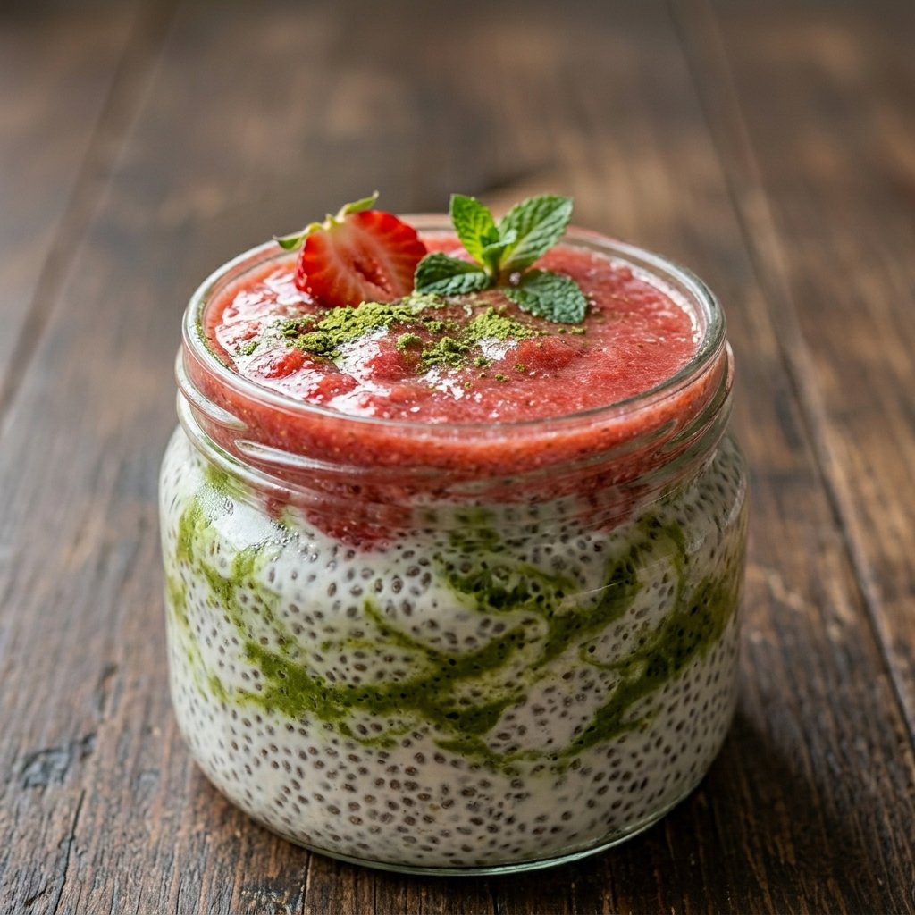 Strawberry Matcha Chia Pudding Recipe: A Nutritious Breakfast Powerhouse 2026 12 Strawberry Matcha Chia Pudding Recipe