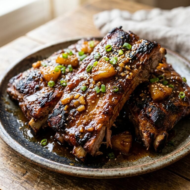 Sticky Pineapple Ribs Recipe