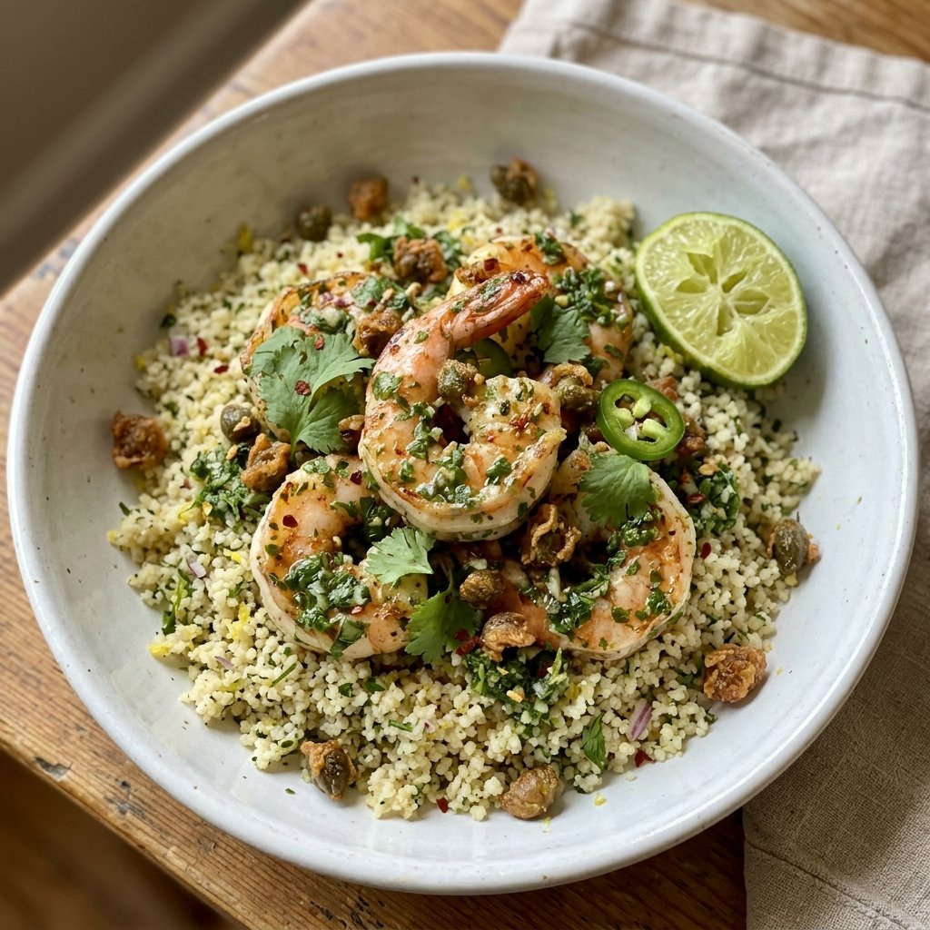 Mojo Shrimp With Couscous and Fried Capers Recipe 2026 12 Mojo Shrimp With Couscous and Fried Capers Recipe