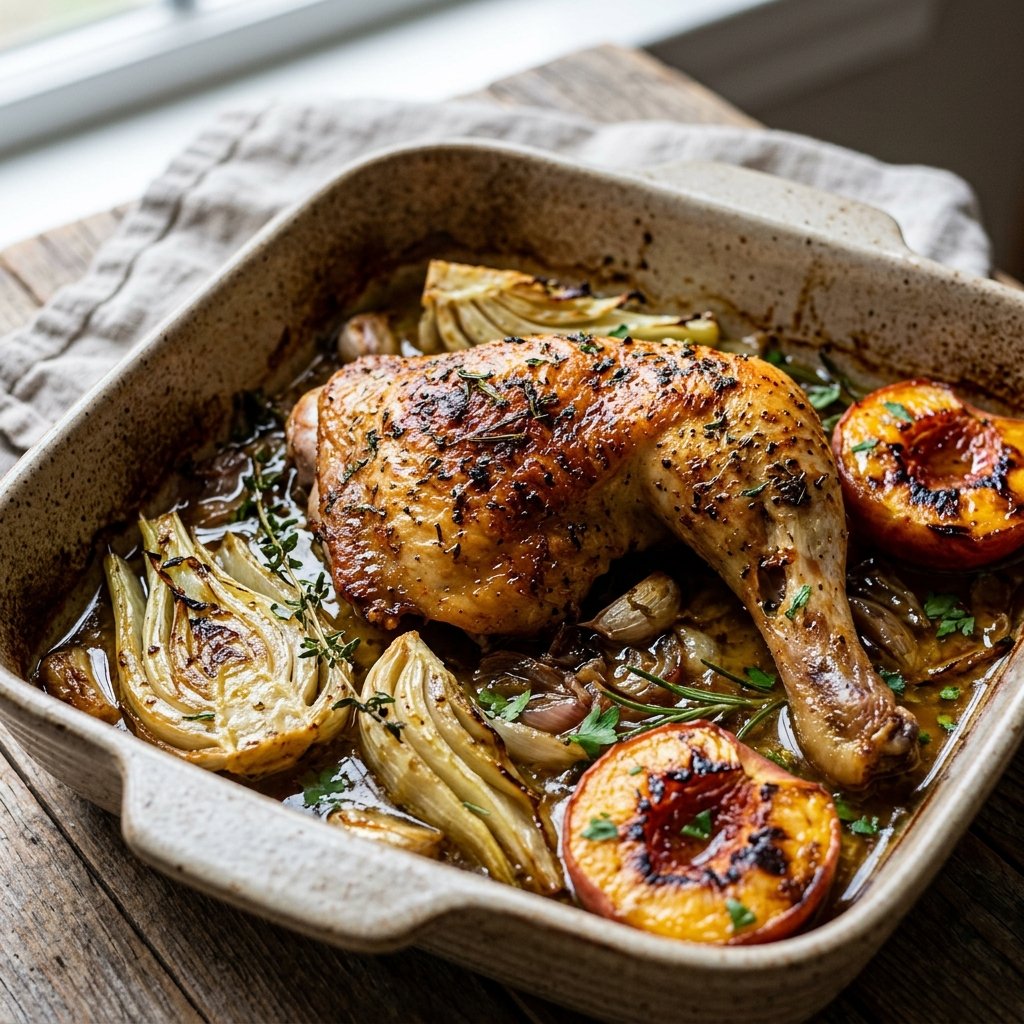 Roasted Chicken With Fennel and Peaches Recipe 2026 12 Roasted Chicken With Fennel and Peaches recipe