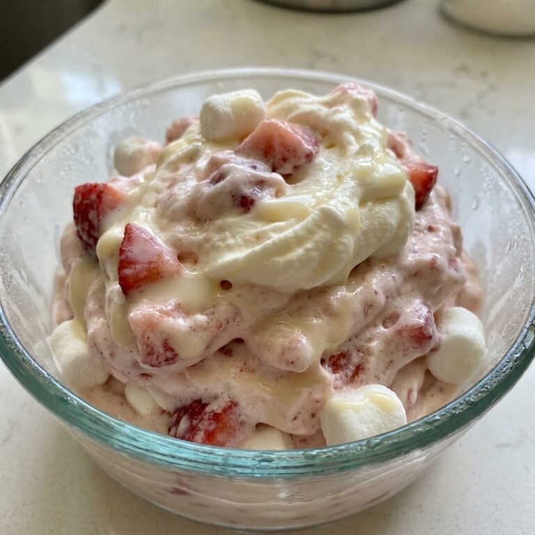 frozen strawberry fluff recipe