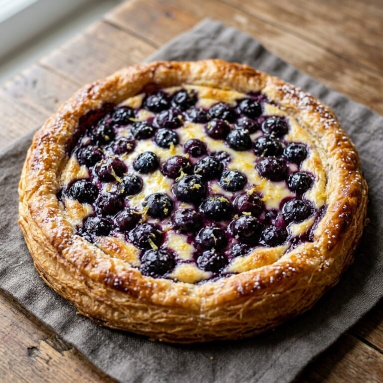 Blueberry Danish Tart Recipe
