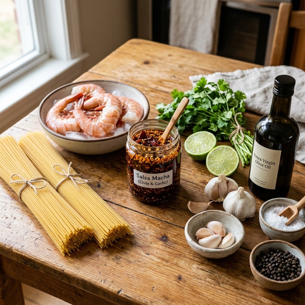 Salsa Macha Pasta With Shrimp Recipe 2026 13 Salsa Macha Pasta With Shrimp recipe