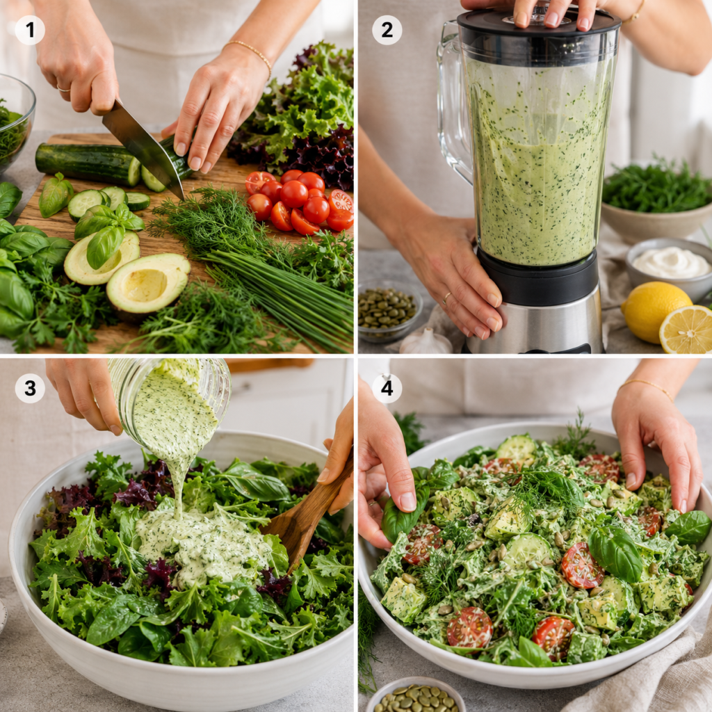 Viral Green Goddess Salad Recipe: Fresh, Creamy & Utterly Delicious 2026 14 viral green goddess salad recipe