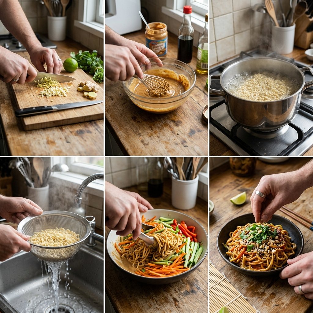Cold Peanut Ginger Noodles Recipe: Make This Refreshing Asian Dish at Home 2026 14 Cold Peanut Ginger Noodles Recipe