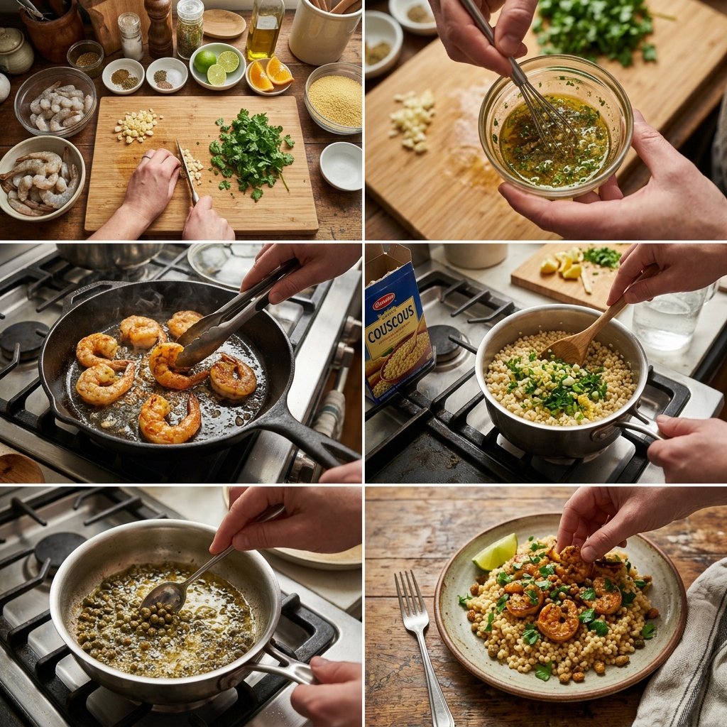 Mojo Shrimp With Couscous and Fried Capers Recipe 2026 14 Mojo Shrimp With Couscous and Fried Capers Recipe