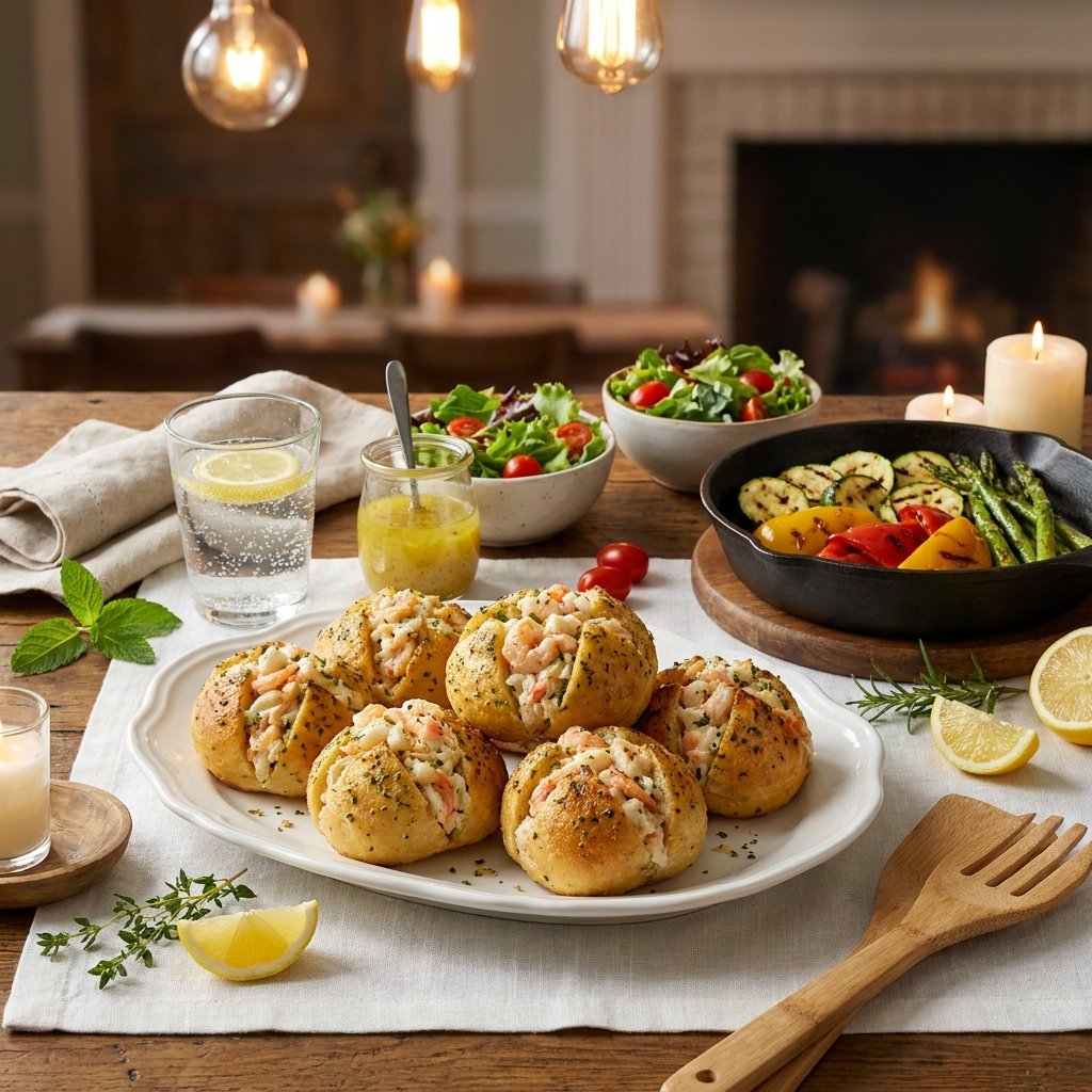 Crabby Shrimp Stuffed Garlic Bread Bombs Recipe 2026 15 crabby shrimp stuffed garlic bread bombs recipe