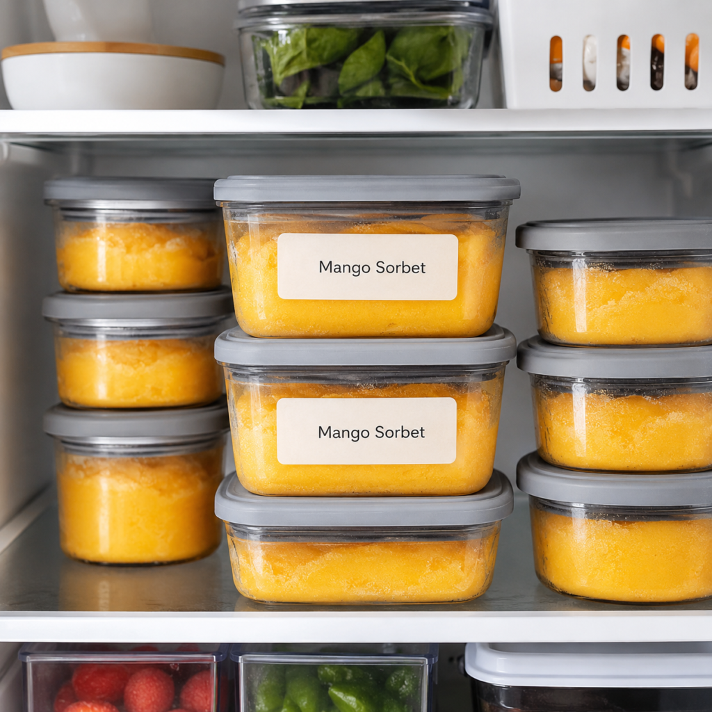 Ninja Creami Mango Sorbet Recipe: Homemade Frozen Tropical Dessert 2026 16 Ninja Creami Mango Sorbet Recipe