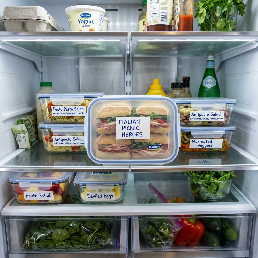 Italian Picnic Heroes Recipe: The Ultimate Homemade Sub 2026 16 Italian Picnic Heroes Recipe