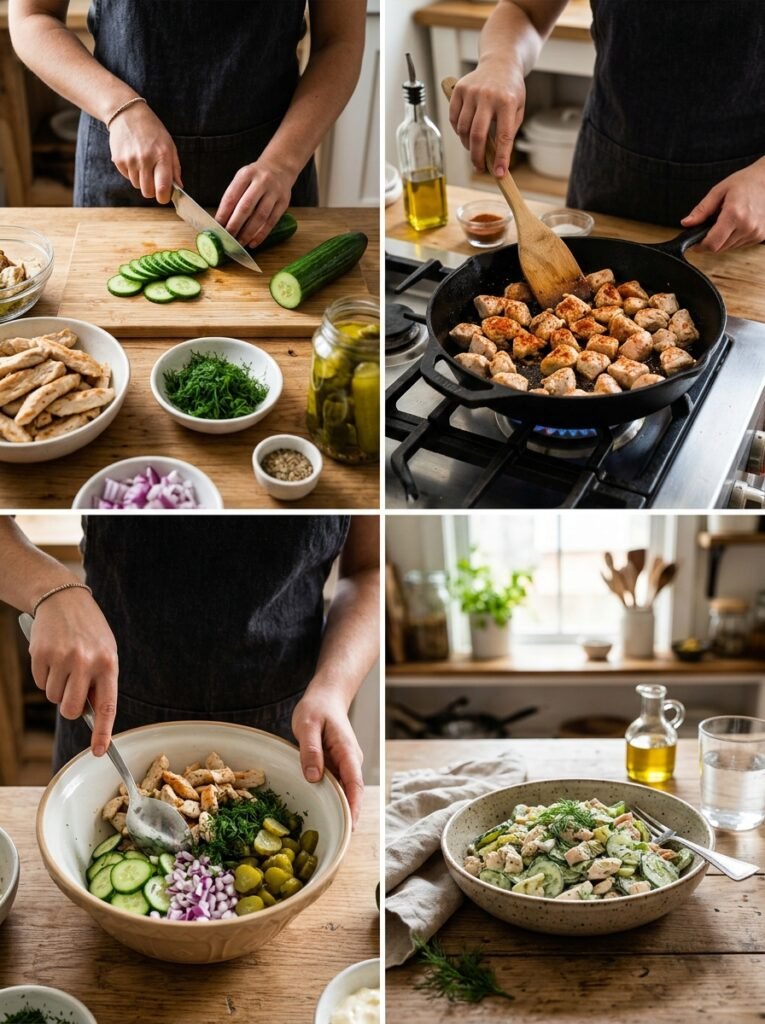 Keto Chicken Cucumber Pickle Salad: A Low-Carb Delight 14 Chicken cucumber pickle salad co… 202606121151