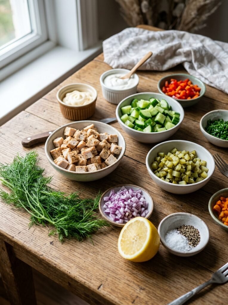Keto Chicken Cucumber Pickle Salad: A Low-Carb Delight 13 Chicken cucumber pickle salad in… 202606121151