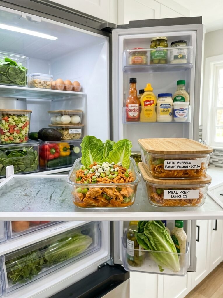 Food containers with turkey filling 202605051318