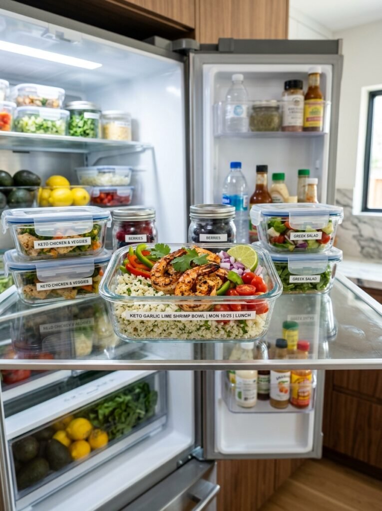 Food storage containers keto shrimp 202605051248