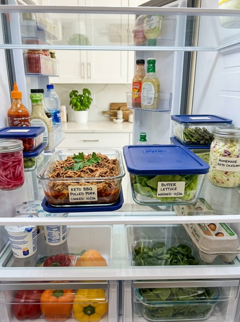 Food storage containers with pork 202605022211