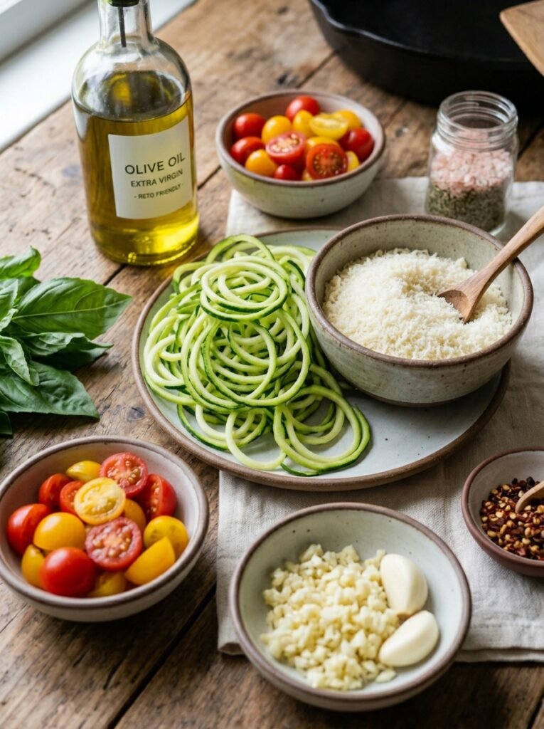 Ingredients for keto skillet 202605041257