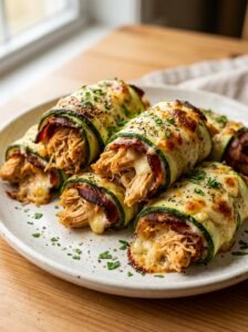 Keto Chicken Bacon Zucchini Rollups 202605051251