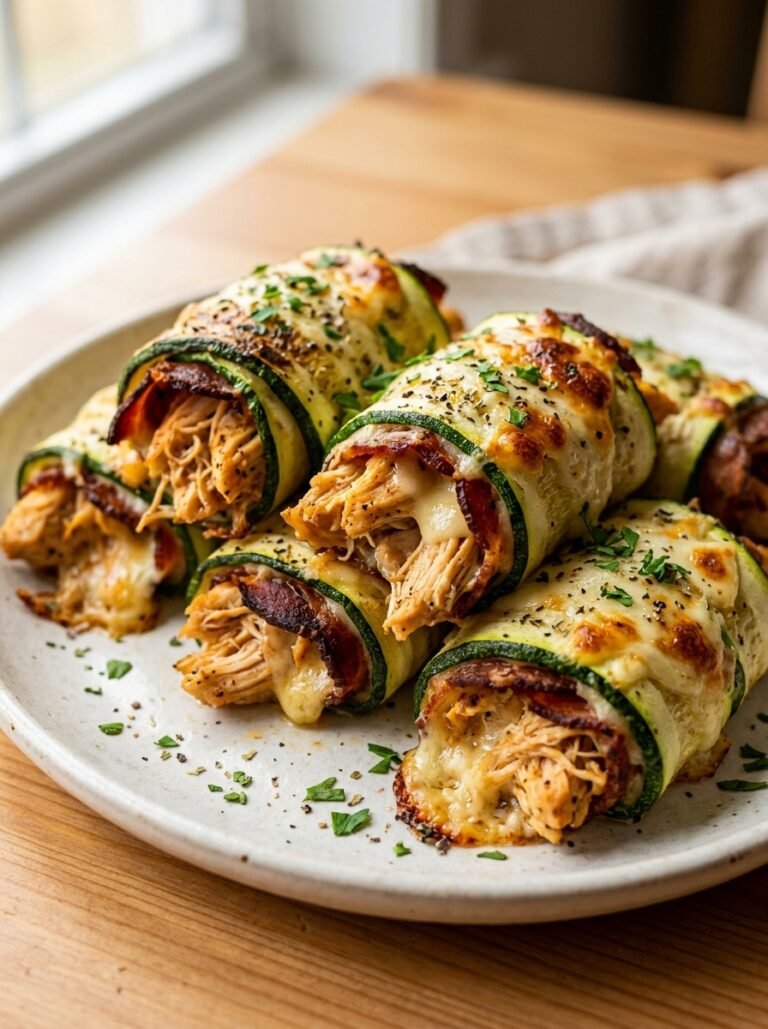 Keto Chicken Bacon Zucchini Rollups 202605051251