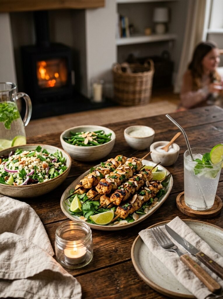 Keto chicken skewers side dishes 202605041301