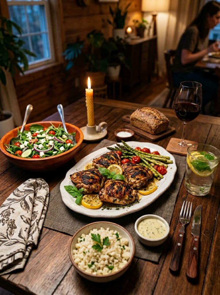 Keto chicken thighs side dishes 202605012304