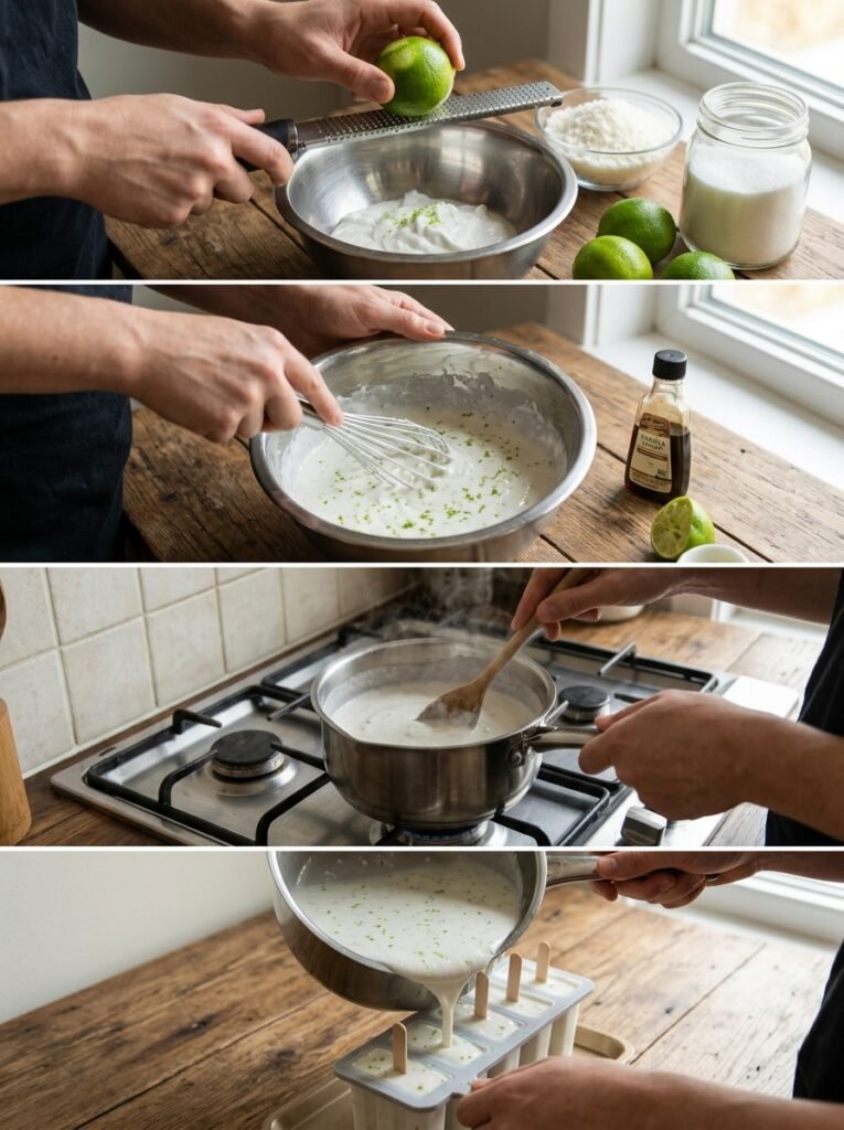 Keto coconut lime popsicles process 202605041305