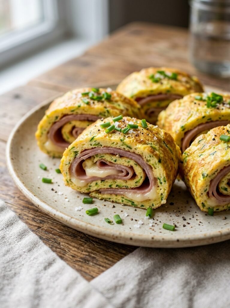 Keto ham zucchini omelet rollups 202605051237