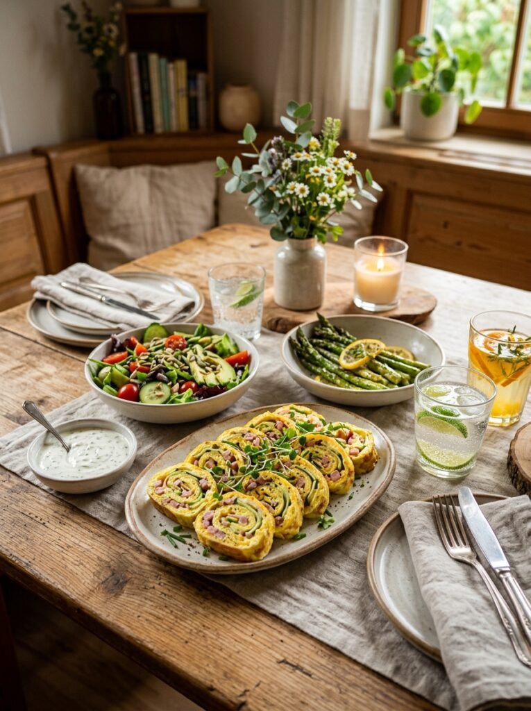 Keto ham zucchini omelet rollups 202605051239