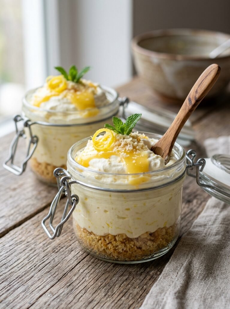 Keto lemon mascarpone dessert jars 202605051255