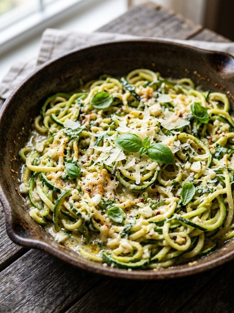 Keto parmesan zucchini noodle sk… 202605041256