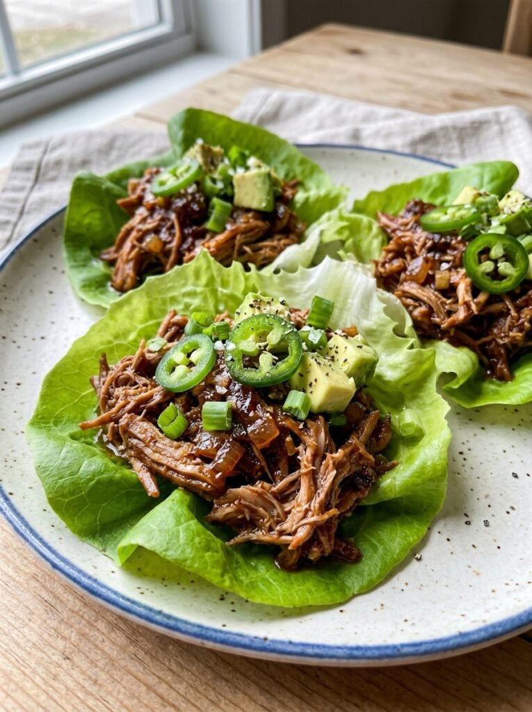 Keto pulled pork lettuce cups 202605022211