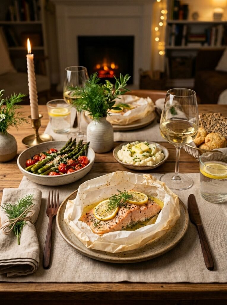 Keto salmon packets side dishes 202605012326