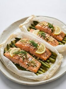 Keto salmon packets with dill 202605012326